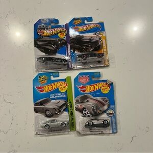 Hot Wheels 4 Car Bundle